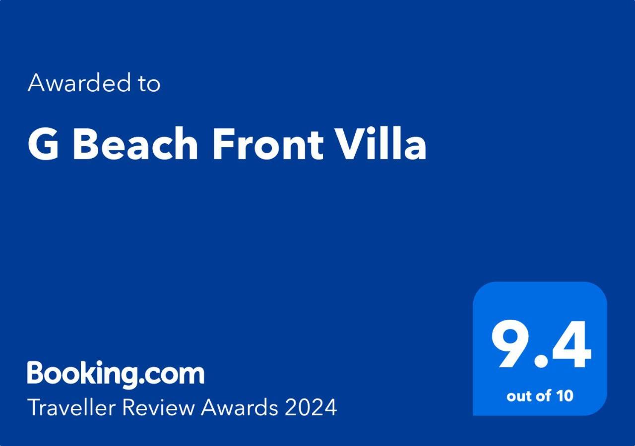G Beach Front Villa Batu Feringgi Exterior foto